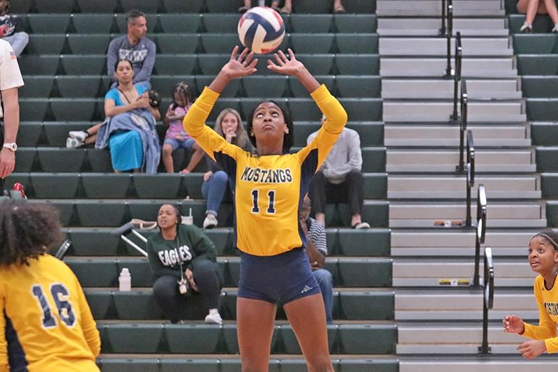 Cypress Ranch High School senior Taryn Gilreath was named the District 16-6A Outstanding Setter. (Photo by Chris Choi)